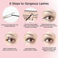 Fluffy Lash Clusters - 'Lush' Style - Individual Sizes