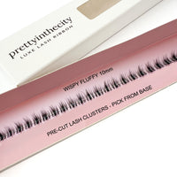 Fluffy Lash Clusters - 'Wispy' Style - Individual Size