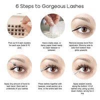 How to put on diy lash extensions