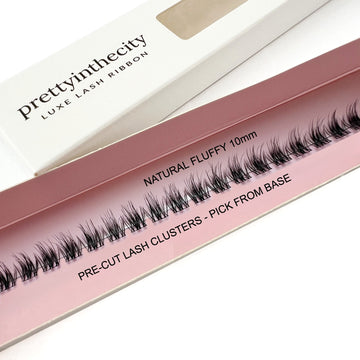 Fluffy Lash Clusters - 'Natural'  Style - Individual Sizes