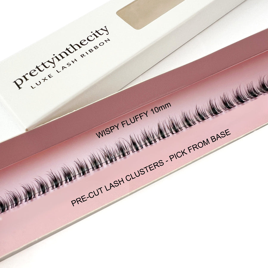 Fluffy Lash Clusters - 'Wispy' Style - Individual Size