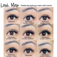 Cluster Lashes for DIY Lash Extensions - Classic Style 60pc