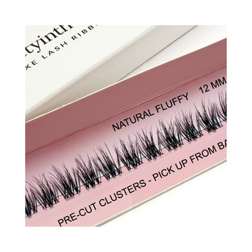 Fluffy Lash Clusters - 'Natural'  Style - Individual Sizes